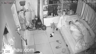 Đỉnh của đỉnh Hack cam gia đình quay lén nữa đêm đg ngủ vợ dâm nứng lồn đòi bú cu bắt ck dậy địt