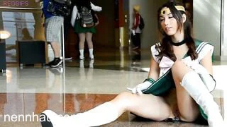 Đi fest cosplay không mặc quần lót siêu phẩm