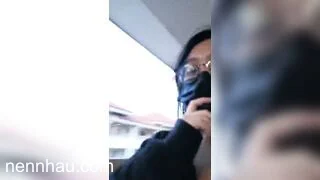 Em teen nứng lồn thủ dâm ngay cầu thang nhém tí bị phát hiện siêu phẩm