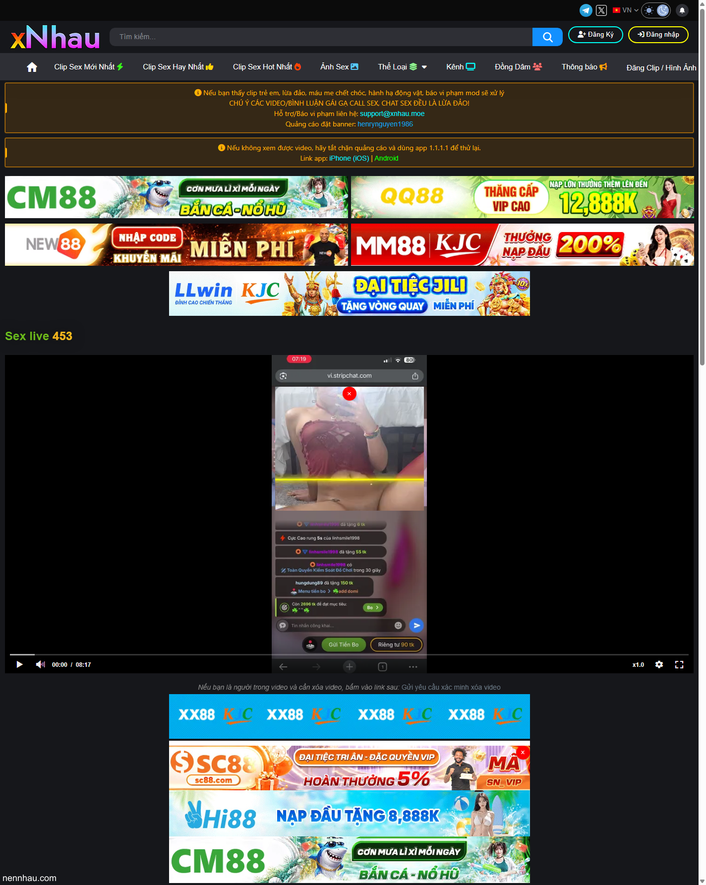 Sex live 455 đỉnh của chóp