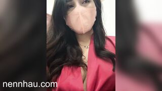 Full HD Chị chủ nhà vú bự dâm đãng đg live show hàng và anh thợ điên may mắn #1
