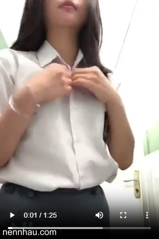 Bé học sinh vú to trắng tròn trốn trg phòng tự quay vid show hàng xoa vú cực ngon #2 siêu phẩm