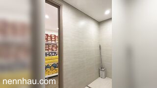 Siêu Thị WinMart bé nhân viên lồn nhiều nước vừa làm vừa bán quạt - phần 32 siêu hot