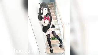 Cực kỳ hot HS Lolli Non Tơ Hồng Show Ngực Khủng Cực Múp