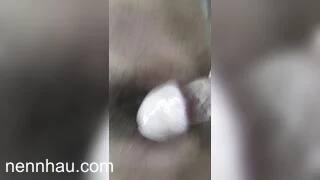 Cực hot Địt chị gái máy bay sướng lồn quá té đái luôn