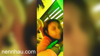 Đỉnh cao Sãng dây địt luôn người yêu đang say ngủ bắn tinh vào lồn