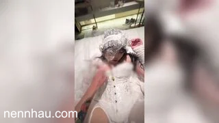 Full HD Ngày cưới em nó vẫn tranh thủ địt nhau với bạn trai dâm đãng kích thích