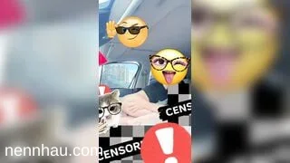 Siêu nứng Dượng cho đi nhờ xe mà đè đụ luôn trên xe