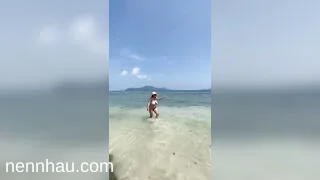 Đỉnh của chóp Cho vợ đi tắm biển nhưng quên mang bikini và cái kết