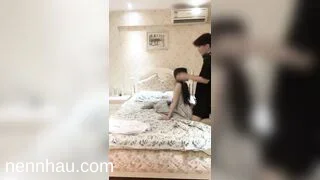 “Thằng người yêu em cặc yếu lắm để anh thay nó địt em đêm nay nhé” full HD không che