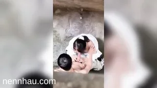 cặp đôi học sinh lén lút bú cu đụ nhau sau trường học cực ngon