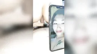 đi gái rồi gọi cho vợ ở nhà full HD không che