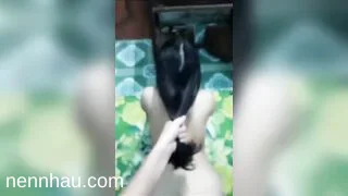 Siêu nứng Dượng nắm tóc như thế sao mà chạy được