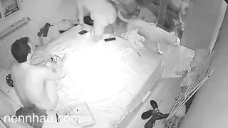 Vợ chồng tây địt trước mặt con bị hack cam cực phẩm