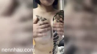 Siêu phẩm Gái Hàn xinh vú to tròn xăm trổ dâm đãng